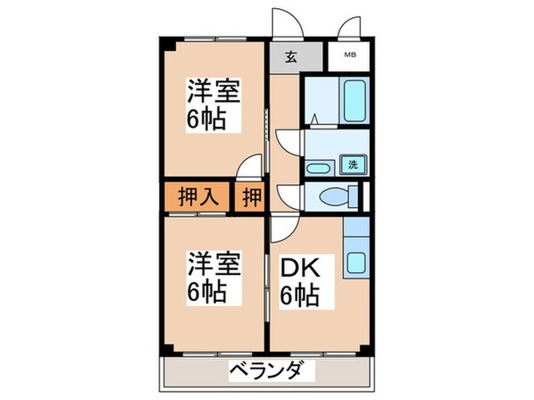 メゾンマリーネの物件間取画像